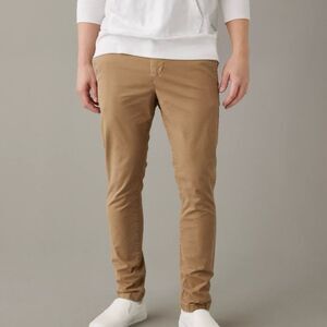 AE Flex Skinny Khaki Pant Sz 32x34 Chino Casual Comfortable School